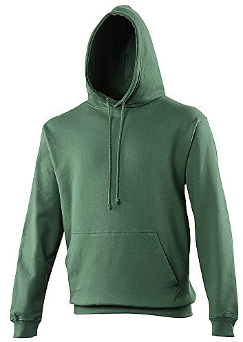Awdis Unisex College Hooded Sweatshirt / Hoodie (M) (Bottle Green)