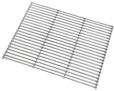 SANTOS Edelstahl-Grillrost - 29x44,2cm - Materialstärke ø8mm - hochwertiges Gasgrill-Grillrost - für Weber Spirit 300er Serie - Ersatz-Grillgitter