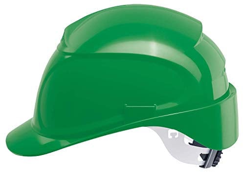 Uvex Pheos B-WR Schutzhelm - Belüfteter Arbeitshelm für die Baustelle - Grün