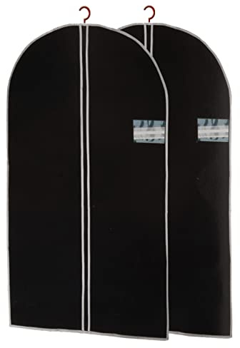 HAC24 2er Pack Kleidersack aus Vliesstoff 60x150 Kleiderhülle Kleider Schutzhülle