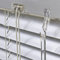 Alu Jalousie Silber - Breite 40 bis 240 cm - Höhe 130/160 / 220 cm - Tür Fenster Rollo Jalousette Aluminium Fensterjalousie Lamellen Metall (80 x 160 cm)