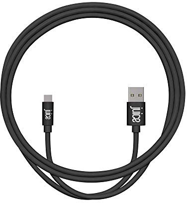 Juice USB Type C 1m Charger and Sync Cable for Samsung Galaxy S20, S10, S9, S8, S20 Plus, Huawei P30, P20, Google Pixel 6, Apple Ipad 2020, Pro 2020, Air 2020 - Black
