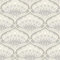 Arthouse Deco Peacock Wallpaper Light Grey (901909)