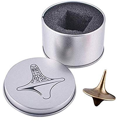 Kreisel Vintage Totem Zinklegierung Silber Vintage Genaue Kreisel Spielzeug Die perfekte Balance zwischen Leistung