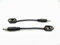 ChiliTec Lot de 2 convertisseurs de batterie 9 V - Câble d'alimentation pour pédale d'effet guitare - Longueur totale : 13 cm