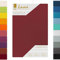 Lavea Topper Spannbettlaken, Topper Spannbetttuch, Jersey Topper Serie Maya, 200x220cm für Boxspring- und Wasserbetten, Bordeaux, 100% Baumwolle, hochwertige Verarbeitung, mit Gummizug
