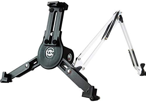 K&M 19790 - Soporte de trípode para tablet y trípode Keepdrum NB 35, color blanco