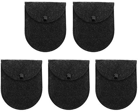 5 Pcs Portable Storage Carrying Case Pouch Carrying Storage Pouch Protective Wallet Purse for Amplifier