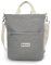 MAYMOONER Damen Canvas Tasche Handtasche Schultasche Casual Umhängetasche Damen, B-Grau, Taille unique, Hobo