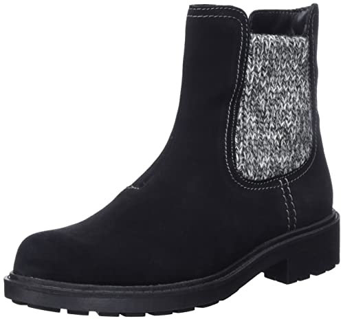 Clarks Opal Sky, Stivali alla Moda Donna, Black Sde, 35.5 EU