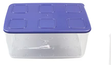 Tupperware Kühlschrank Clear Mates 2,5L Clear blau Frische-Turm Dose Behälter