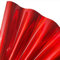 XHT Holoschimmer Kunstleder, 30 x 135cm Schillernder Multicolor-Metallic Leder Stoff für Taschen, Schlüsselanhänger, rot