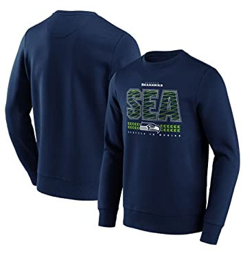 Seattle Seahawks NFL Sweatshirt Pullover ** Munich Hometown ** (as3, Alpha, m, Regular, Regular)
