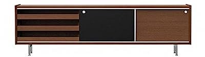 ARINAL TV-Schrank Multifunktionaler Retro-TV-Schrank, nordischer Sideboard-Schrank, Wohnzimmer-Spind, Edelstahl-Halterung, TV-Schrank Unterhaltungszentrum (Color : 180cm)
