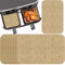 300Pcs Air Fryer Parchment Paper Liners, Non-Stick Air Fryer Liners for Baking, Perforated Air Fryer Sheets for Ninja Foodi Dual, Disposable Baking Parchment Paper 14x20.5cm Square