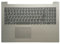 Laptop UK Keyboard Compatible for Lenovo IdeaPad 330-15IKB 330-15AST 330-15IGM Silver Palmrest Upper Cover with TouchPad