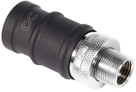 Alphacool Verbindung ES Schnellverschluss BLH1A PushIn Female IG mit Schottverschraubung