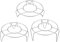 sourcing map 3pcs Steam Rack 5.5 Dia Stainless Steel Trivets Steaming Steamer Rack Basket for Pots, Electric Pressure Cooker, Pan, Silver (1.2/2/2.8 Tall)