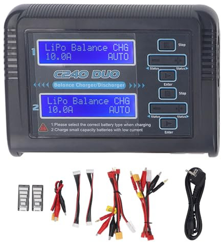 LiPo-Akku-Ladegerät, 150 W, 10 A, Balance-Ladegerät, Entladung für LiPo Li Ion Life NiCd NiMH (EU-Stecker)