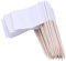 BEAHING Leere Zahnstocherfahnen weiße Mini -Kuchenmarkierungen Cupcake Topper Flags Burger Sticks 100pcs Weiß, leer Zahnstocher