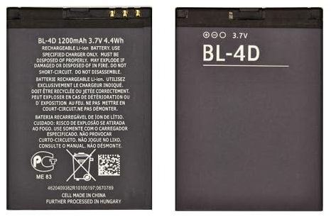 Vvuilsty Batteria di ricambio BL-4D per Brondi Amico Chic, Ci Sento, smartphone cellulare sicuro, ricaricabile a 0 cicli, compatibile con Brondi Amico Chic, Ci Sento con kit di strumenti di