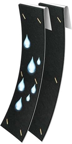 Gutter Drip Silencer | Rain Quiet Downspout Silencer - 2 Pack Outdoor Drainage Ditch Dampener for Park, Garden, Yard, Backyard