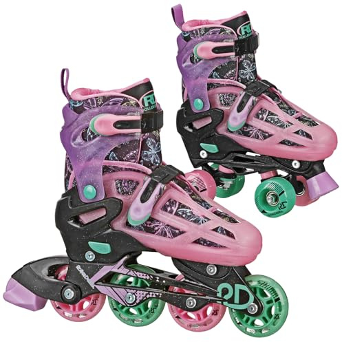 Roller Derby Falcon 2-in-1 Combo Quad and Inline Skates for Kids