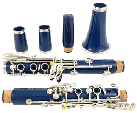Klarinetten Bb Klarinette Blau mit Koffer
