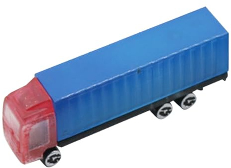 Kisangel Plastic Mini Container Truck Model Truck Toy for Boys Construction Vehicle Mini Plastic Container Model