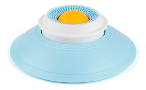 Plato para Lamer Perro - 14.5x5.5cm Trata De Lamer De Perros Alimentador Lento, Alfombrilla para Lamers Interactiva con Alimentador Lento Giratorio, De Snacks para Perros Y Gatos
