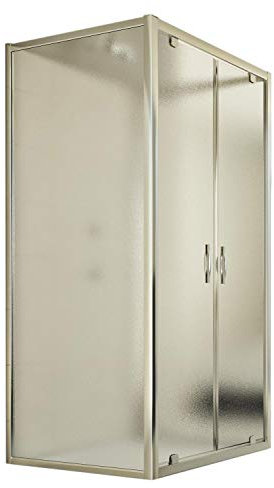 Box Doccia 3 lati 90x120x90 CM H198 stampato C mod. Cristal Trio 2 Ante