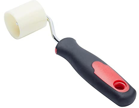 Fit For The Job Wallpaper Seam Roller for Smoothing and Pressing Wallpaper Edges Together with Ergonomic Easy Grip Handle and Soft Grip for Comfortable Working