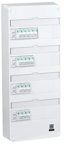 Schneider Electric SC5R9H413SP03N Tableau de Montage avec Disjoncteur, Blanc