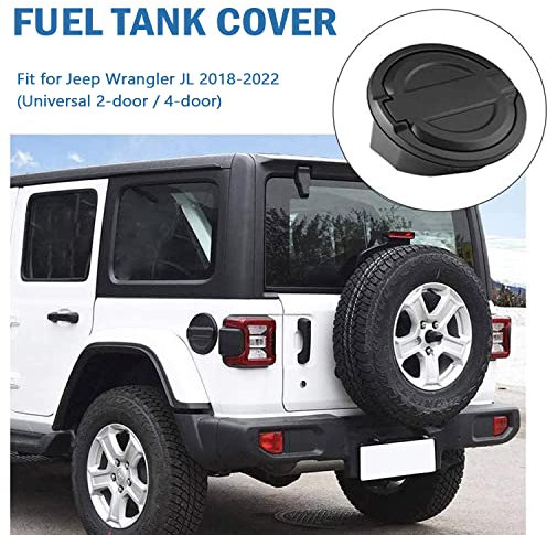 Auto Ersatz Tankklappe Abdeckung Tankdeckel für Wrangler JL 2018-2019