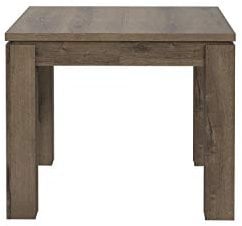 FORTE Esstisch ausziehbar, Holzwerkstoff, Edeleiche, 90,4 x 90 (180) x 75,9 cm