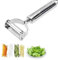 Julienne Peeler，Stainless Steel Vegetable Peeler,Double-Sided Blade Vegetable Julienne Cutter and Fruit Slicer，Dual Blade Multifunction Potato Peeler