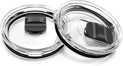2 Tapas para YETI, 30 oz Tapas para Termos YETI, Magnético Tapa de Repuesto Compatible para Vaso YETI de 30 oz, Tapas de Taza de Viaje a Prueba de Derrames