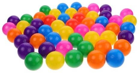 Supvox 50stücke Bunte Miniballen Für Bällebäder Robustem Plastikfreiem Material Für Pools Spielzelte Und Sommerpartys Sicher Für Kleinkinder