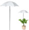 Baoblaze Pflanzenschirm, Gartenschirm, Vielseitiger Pflanzen-Schattenschutz, Sonnenschutz für den Innenhof im Freien, Sonnenschirme für Garten Pflanzer, Silber