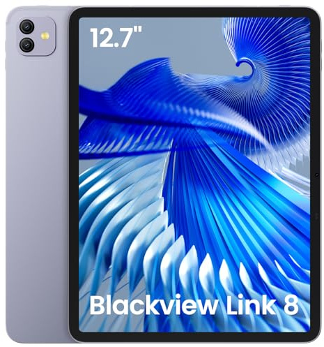 Blackview 13 Inch Tablet Android 15, 2176x1600 Display IPS 90Hz, Octa-core MediaTek Helio G100, 36GB+256GB, Gemini AI Tablets, 5G WiFi, Large Screen Tablet with Keyboard and Mouse, Stylus, Purple