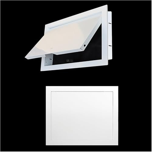 Aluminiumrahmen reparieren, Abnehmbare magnetische Inspektionsklappe, Aluminiumrahmen, Wand- und Deckenmontage, mehrfarbig, verschiedene Größen(White,14x22in/350x550mm)