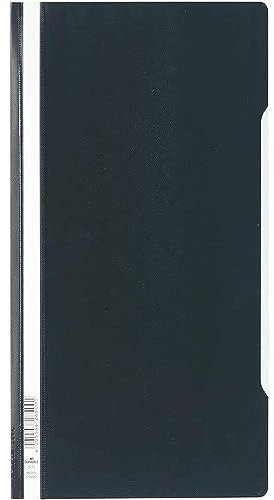 Durable Schnellhefter mit transparentem Deckel, überbreit, 50 Stück, schwarz, 257001