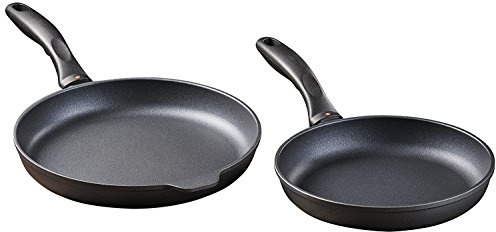 Swiss Diamond HD Induction 2 Piece Set: Fry Pan Duo - 9.5 and 11 (6424i, 6428i)
