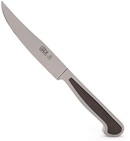 GÜDE Solingen - Porterhousesteakmesser Glatt geschmiedet, 12 cm, Grenadill, DELTA, Handmade Germany