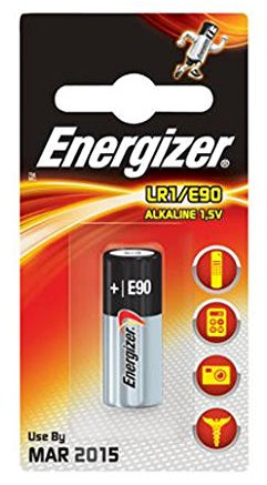 Energizer LR1/E90 MN9100 Alkaline Battery (Pack of 10 Blister Packs of 1 Maxi