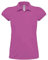 Polo Donna Manica Corta Heavymill B&C Collection-XS-Fucsia