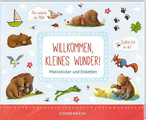 Stickerbuch - BabyBär - Willkommen, kleines Wunder!: Motivsticker und Etiketten