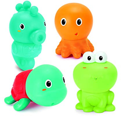 Infantino Sensory Badespaß, Wasserspielzeug, mehrfarbig