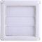 Nimoa Wall Vent, Air Vent Grill, Plastic Air Vent Covers for Walls, Vent Systems Grille Cover 3 Flaps Wall Duct Ventilation Grill With Net (15 * 15cm)
