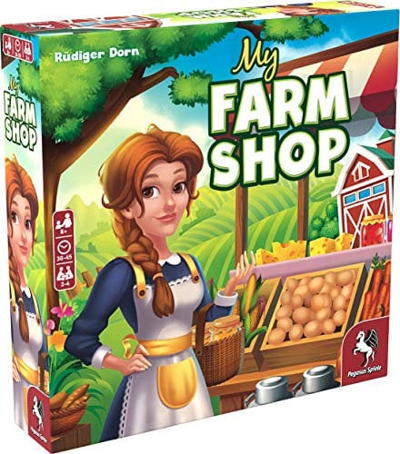 Pegasus Press , My Farm Shop , Board Game , Ages 8+ , 2-4 Players , 45 Minutes Playing Time